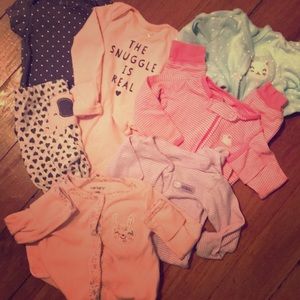 Newborn clothing, Carter’s, sleepers
